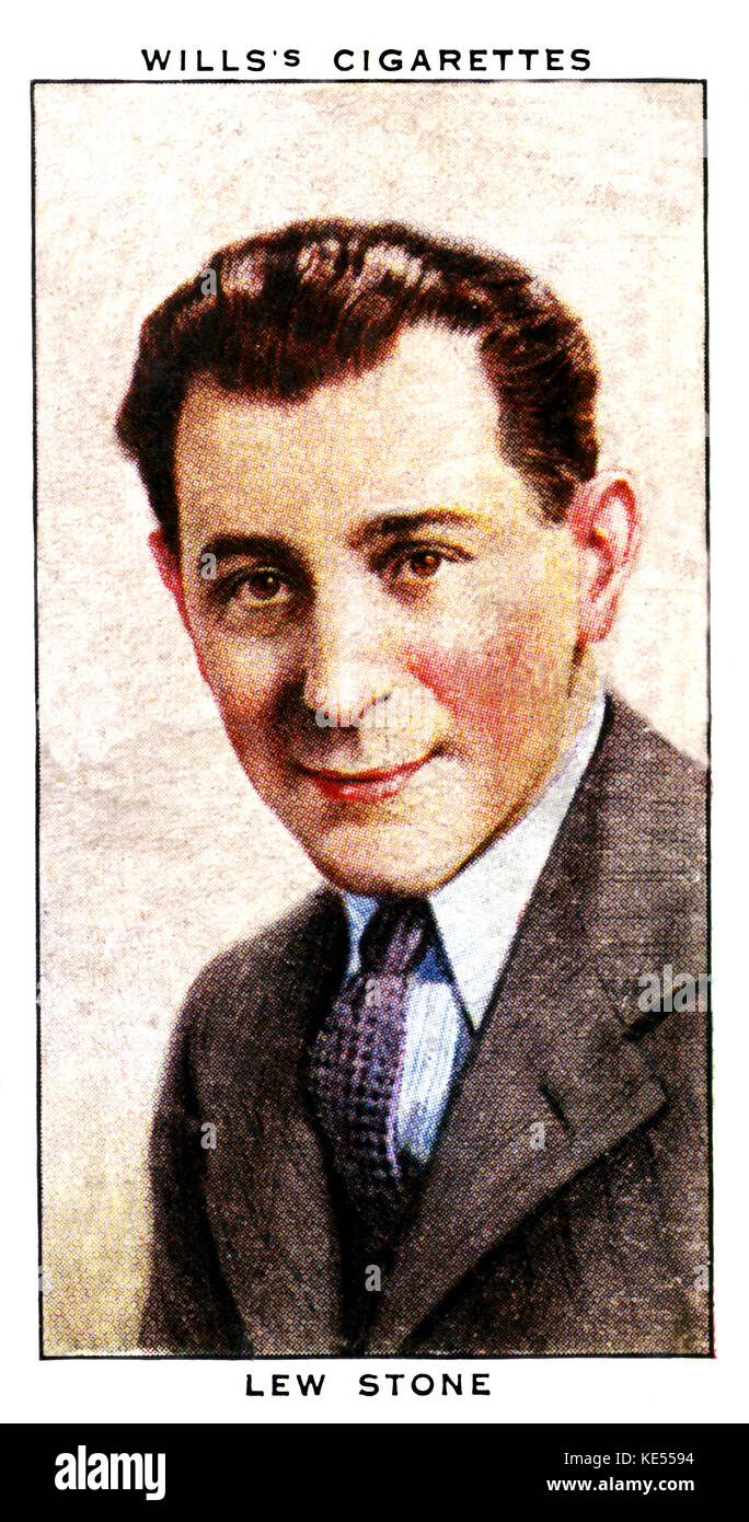 Lew Stone. British dance band leader, arranger and pianist. 1898–1969. (Wills's cigarette card) Stock Photo