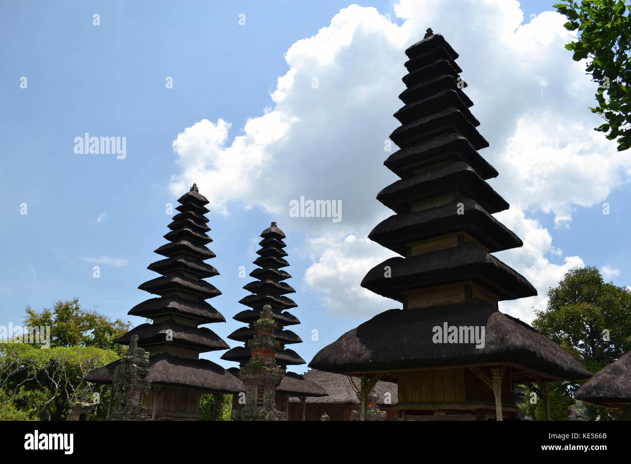 The Hindu Temples Called Pura Taman Ayun Around Bali