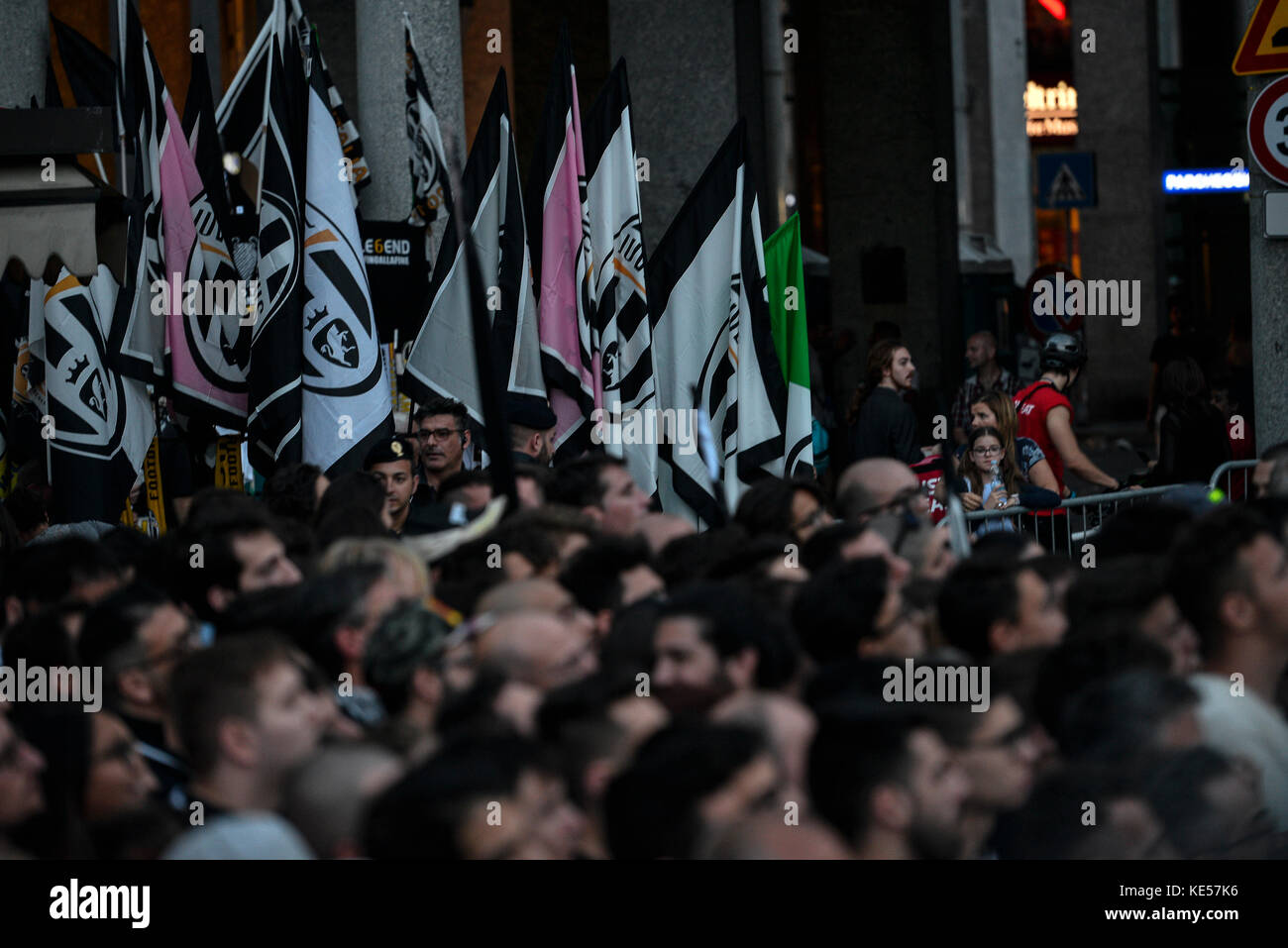 Turin, Italy-June 3, 2017: Juventus fans leaked for alleged terrorist ...