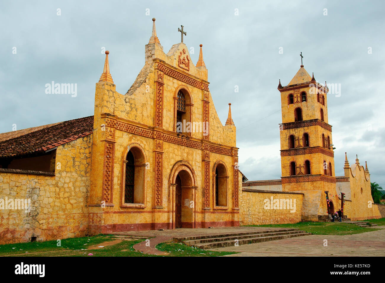 Jesuit mission, Jesuit reduction, San José de Chiquitos, Santa Cruz, Bolivia Stock Photo