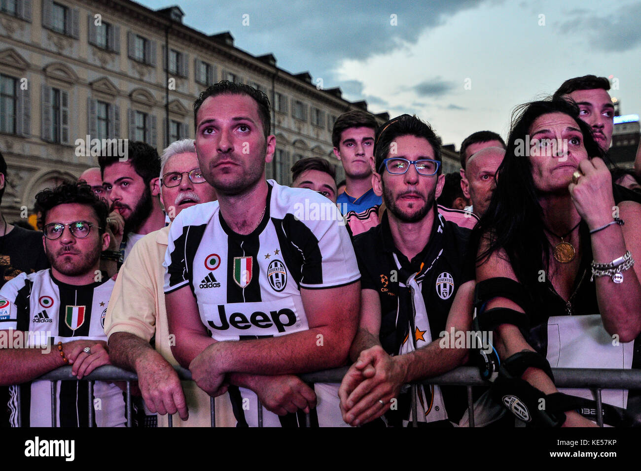 Turin, Italy-June 3, 2017: Juventus fans leaked for alleged terrorist ...