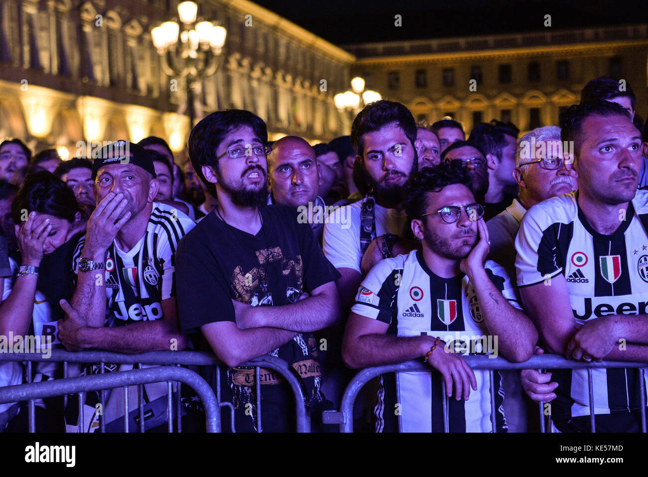 Turin, Italy-June 3, 2017: Juventus fans leaked for alleged terrorist ...