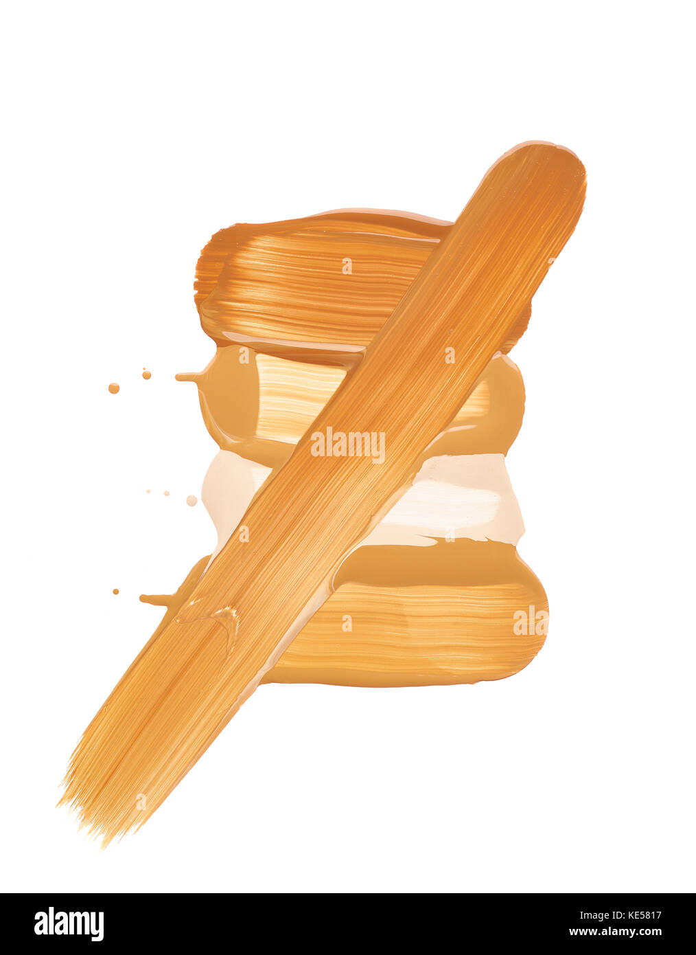 makeup liquid foundation on white background Stock Photo - Alamy