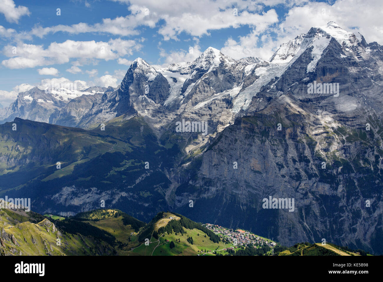 Lauterbrunnen valley jungfrau range hi res stock photography and images