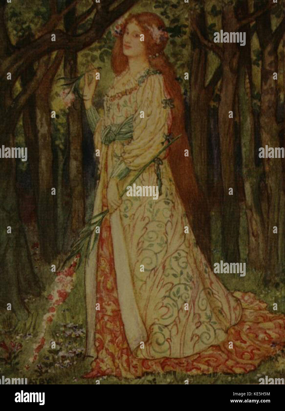 W. J. Neatby Keats La Belle Dame Sans Merci Stock Photo Alamy