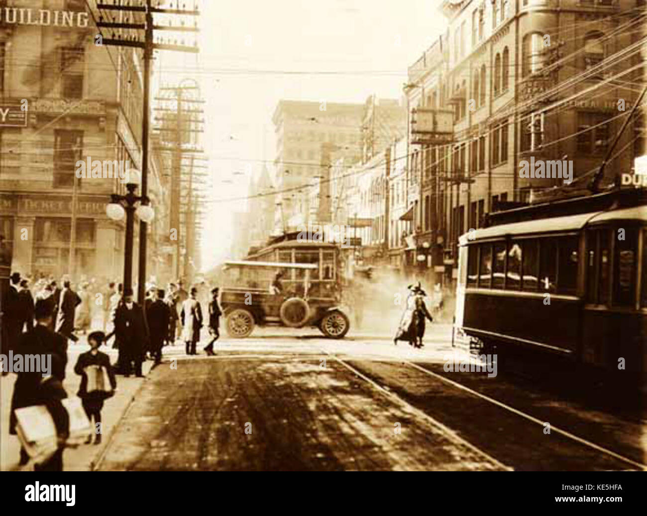 Yonge and King in 1915 Stock Photo Alamy