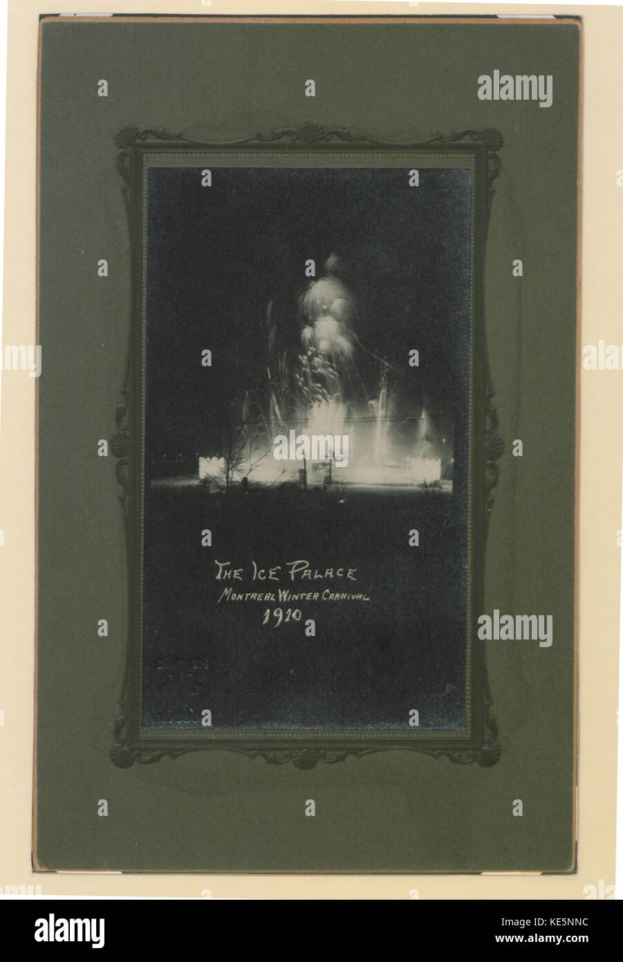 The Ice Palace, Montreal Winter Carnival, 1910 (HS85 10 21984 Stock