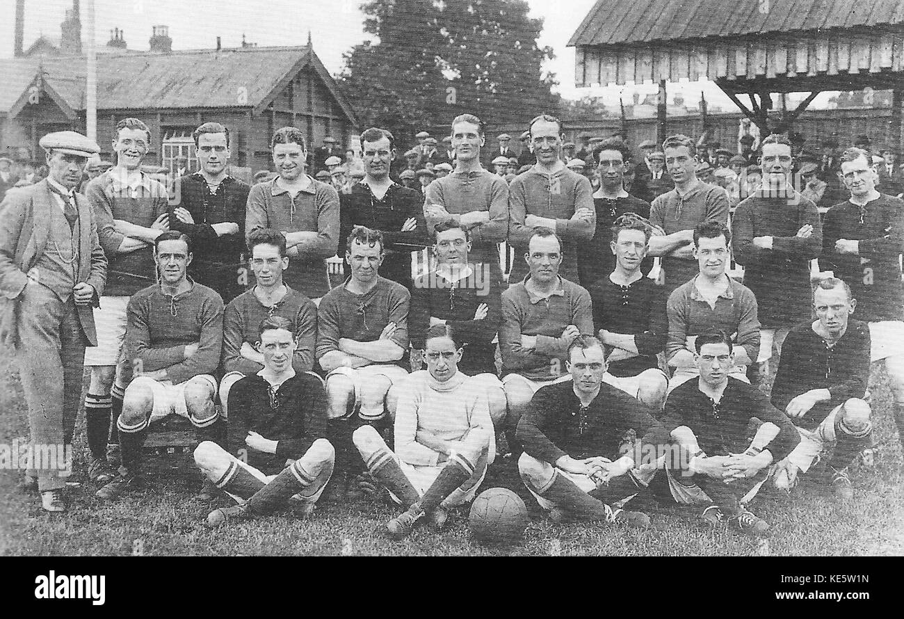Tranmere Rovers 1922 squad Stock Photo Alamy