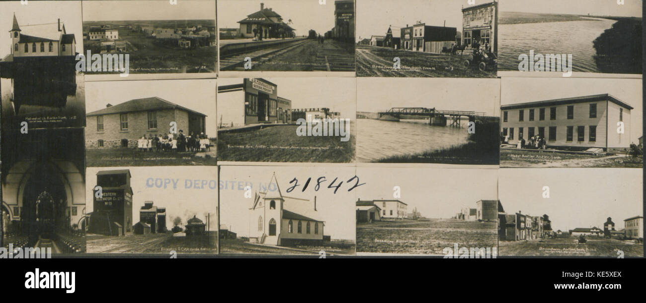 Views of Antler, Saskatchewan (HS85 10 21842) Stock Photo