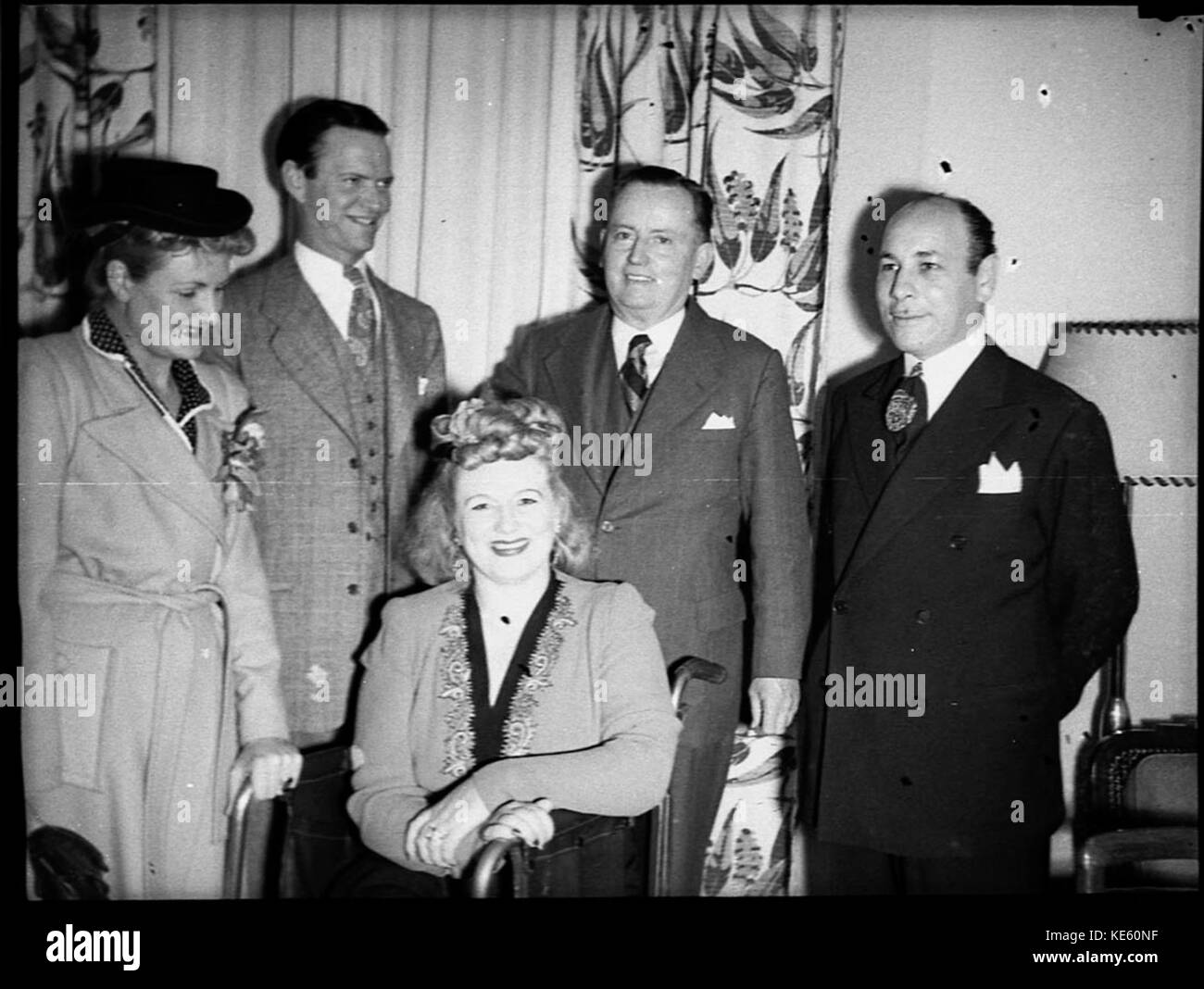 27055 Marjorie Lawrence at Roosevelt Stock Photo Alamy