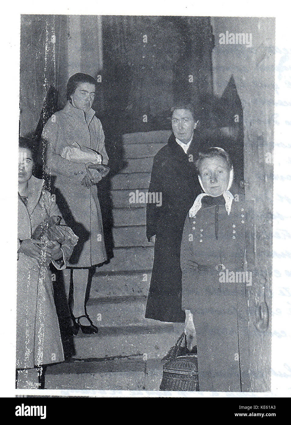 Papin Sisters Christine being transferred to mental asylum Stock Photo