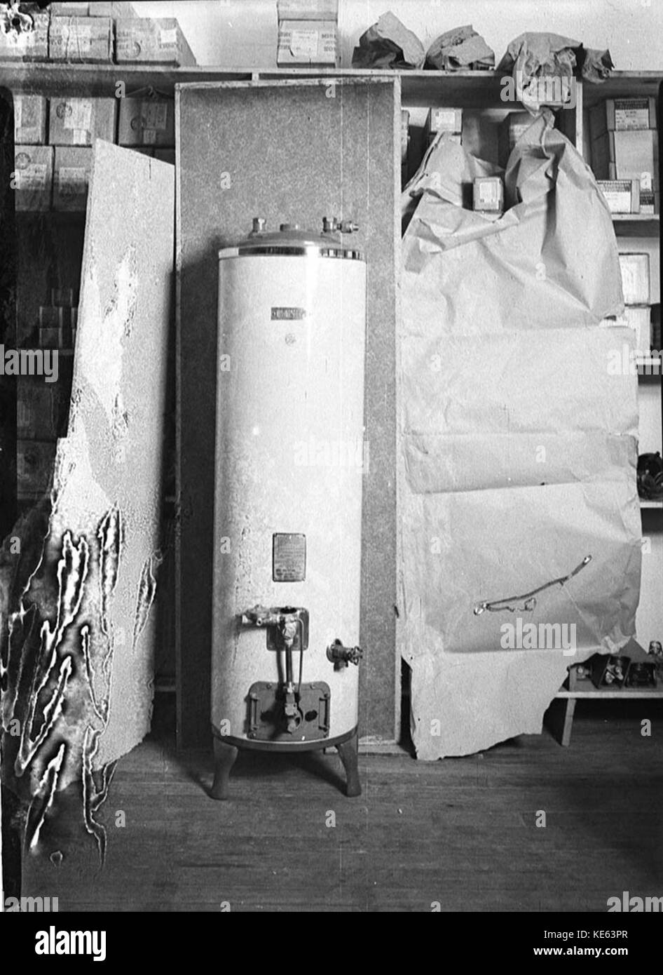 26476 Gas water heater Stock Photo