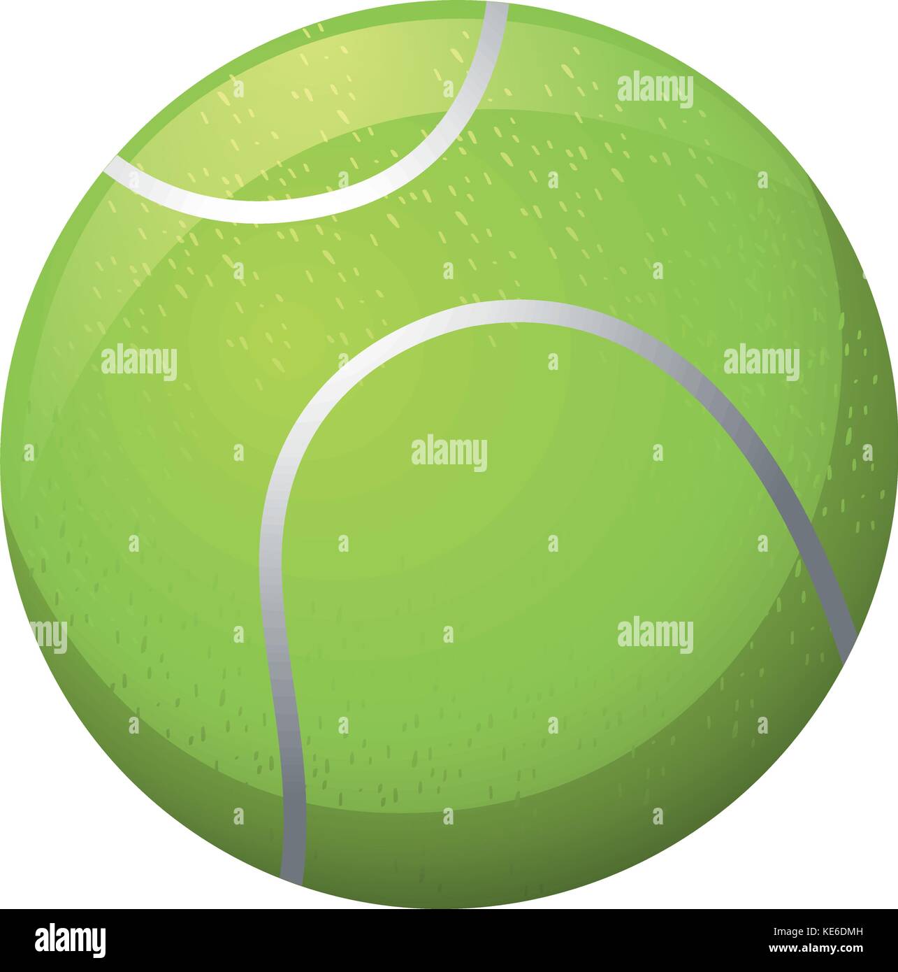 Tennis ball on white background illustration Stock Vector Image & Art ...