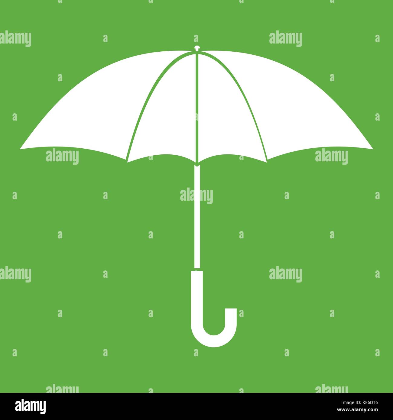 Umbrella icon green Stock Vector Image & Art - Alamy