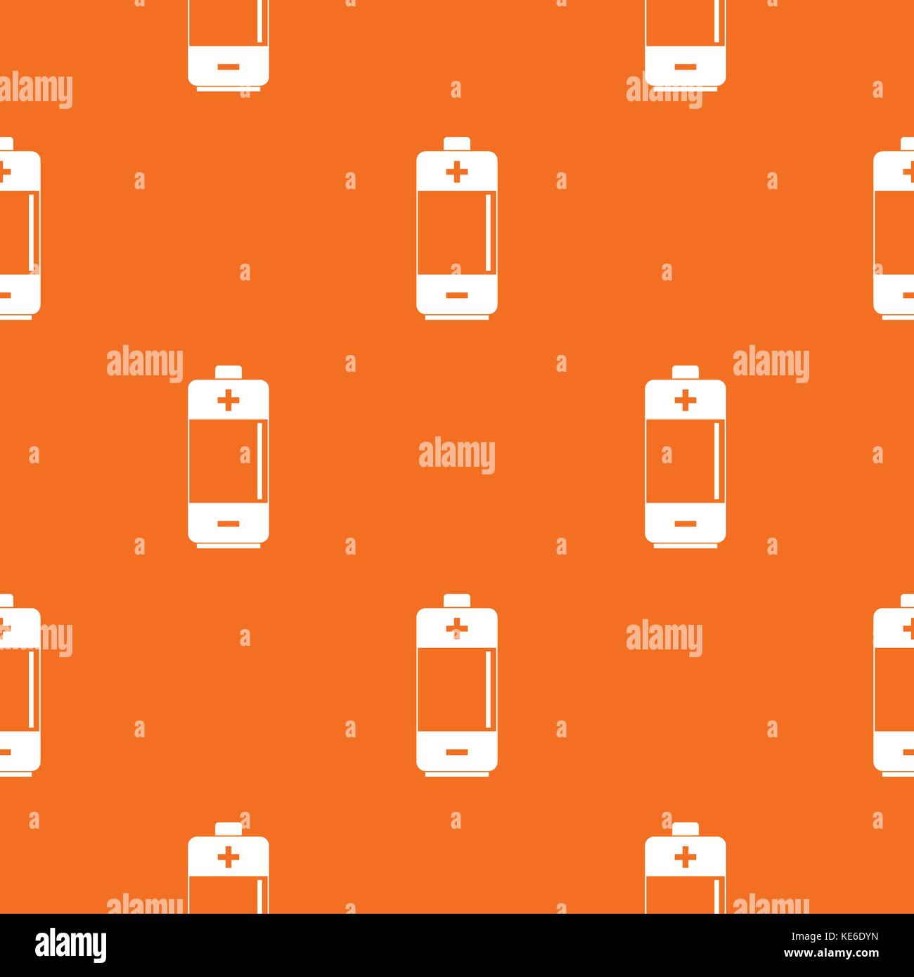 Alkaline Battery Pattern Seamless Stock Vector Image Art Alamy
