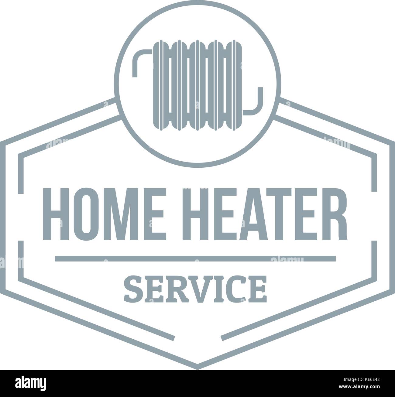 Heater logo, simple gray style Stock Vector Image & Art Alamy
