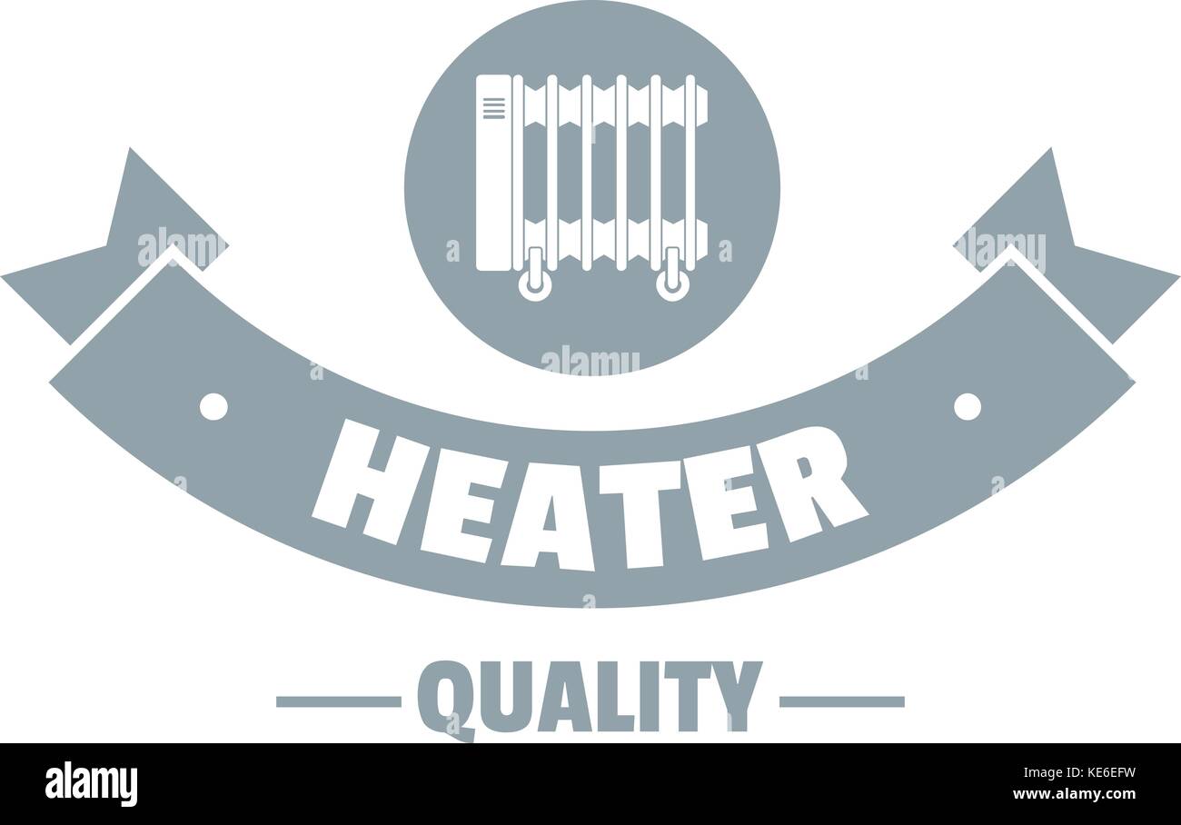 Quality heater logo, simple gray style Stock Vector Image & Art Alamy
