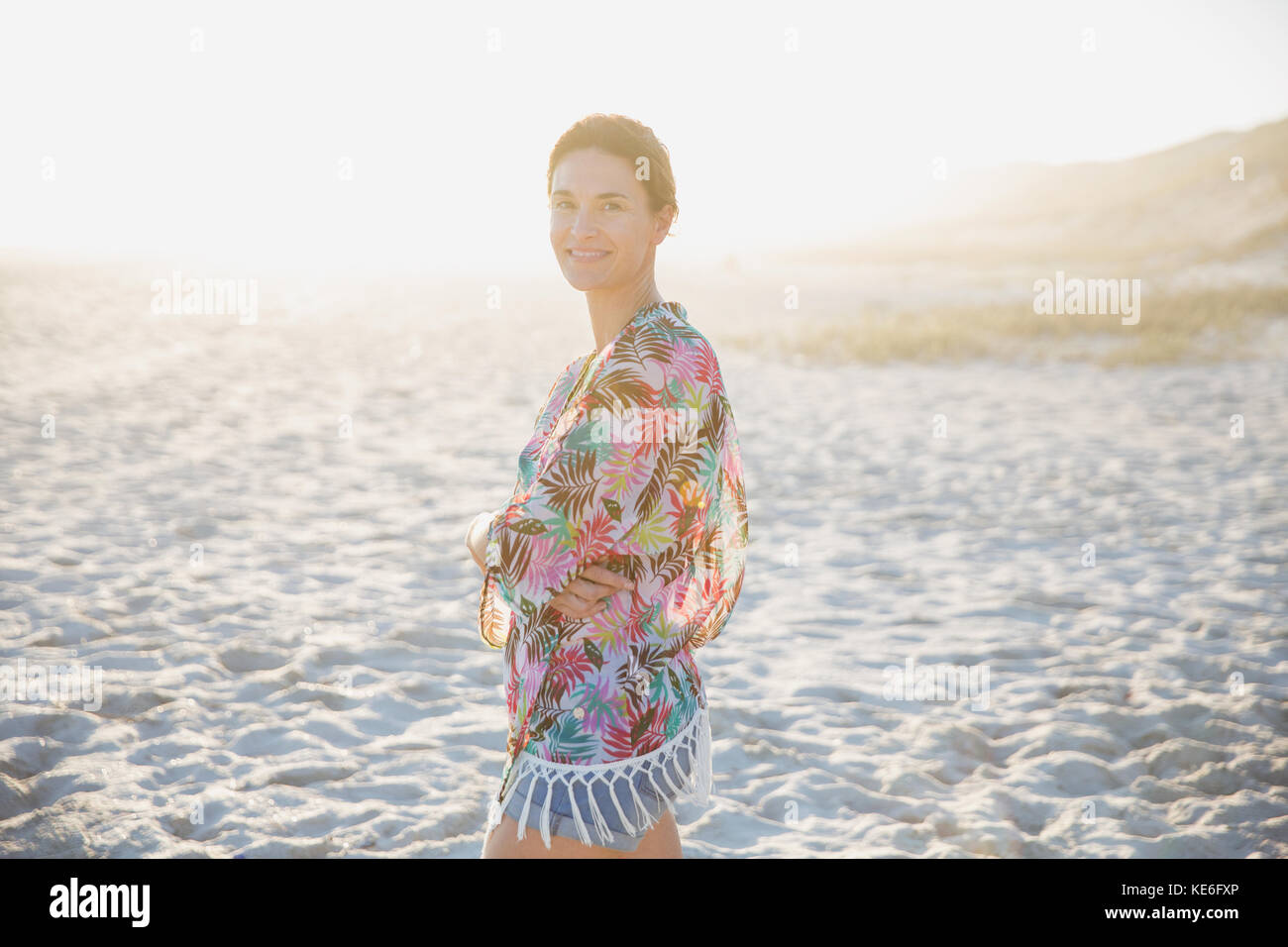 Mature woman posing in swimsuit hi-res stock photography and images - Alamy