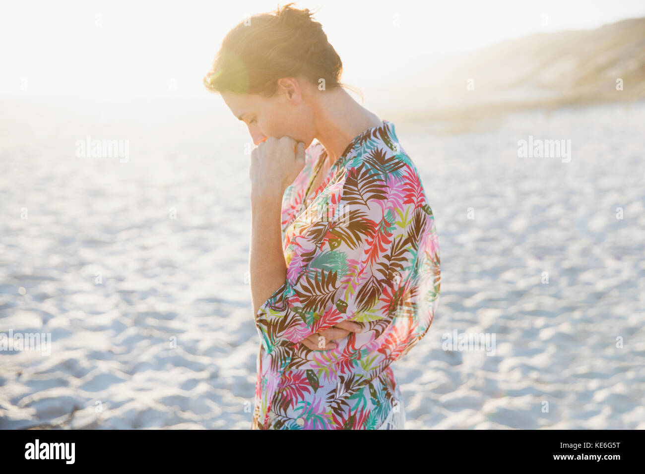 Mature woman summer swimsuit hi-res stock photography and images - Alamy