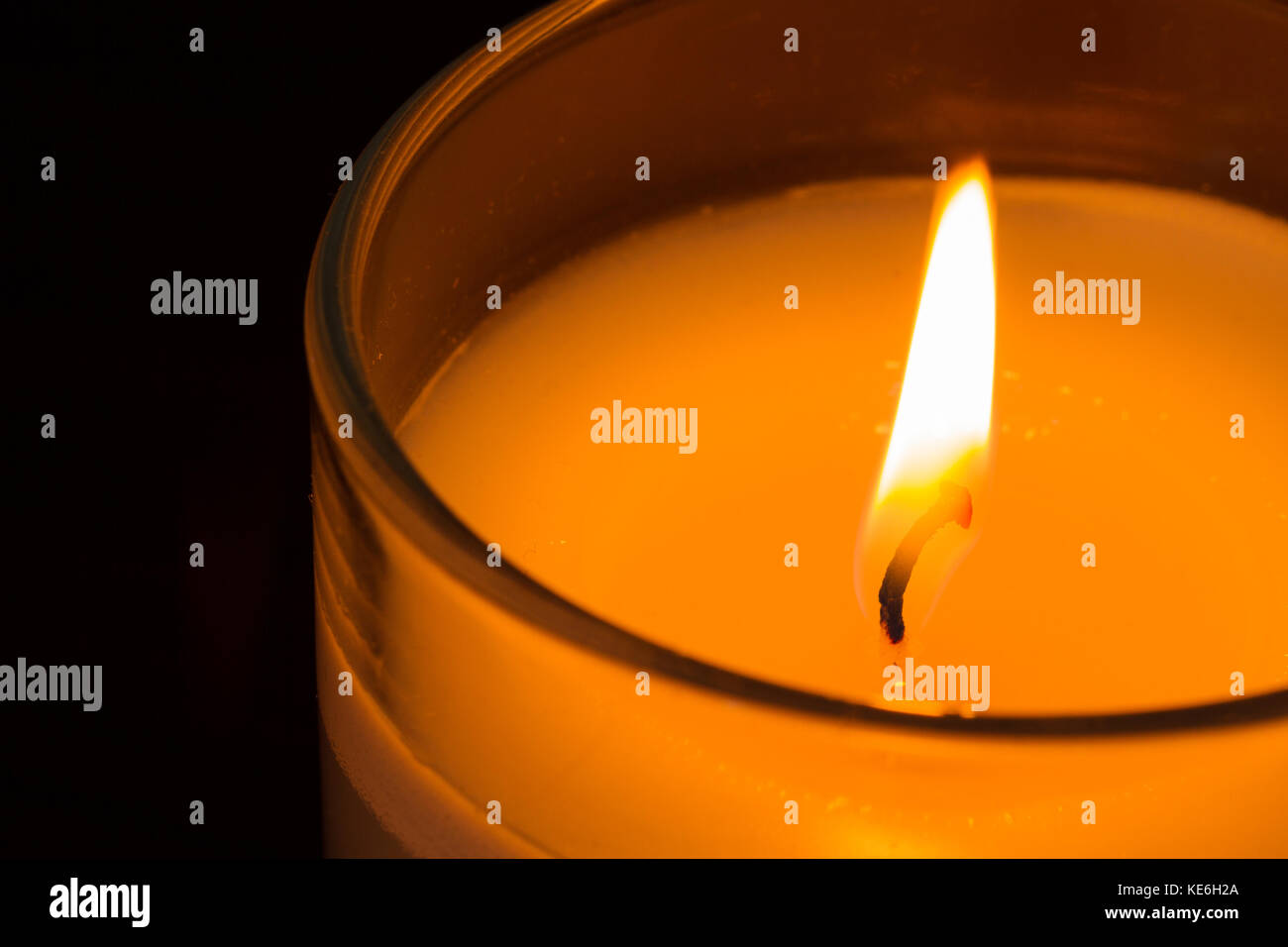 Candle jar burning hires stock photography and images Alamy
