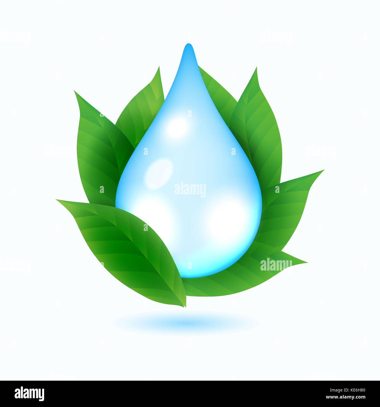 Water drop environment Stock Vector Images Alamy