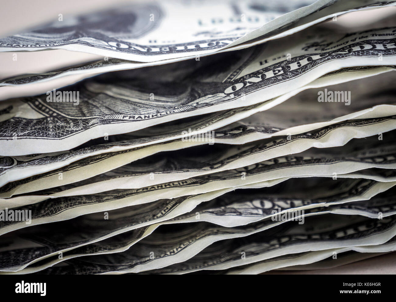 Block of tickets for 100 dollars Stock Photo