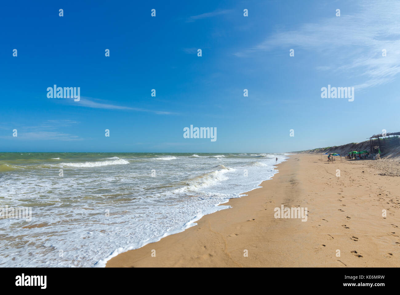 Beach In Itaunas Espirito Santo Brazil Summer 2016 2017 Stock Photo Alamy