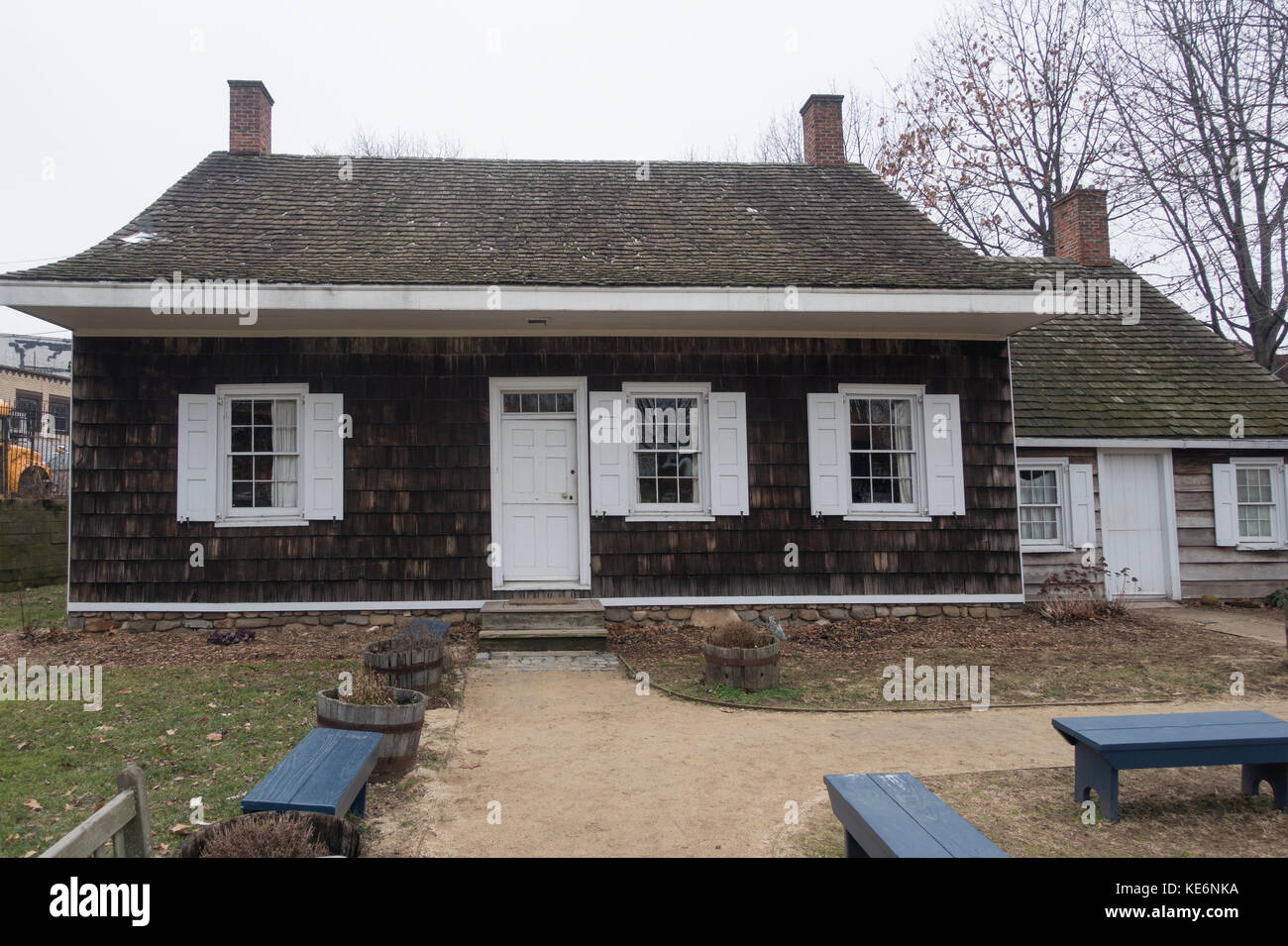 Pieter Claesen Wyckoff House in Canarsie Brooklyn NYC Stock Photo Alamy