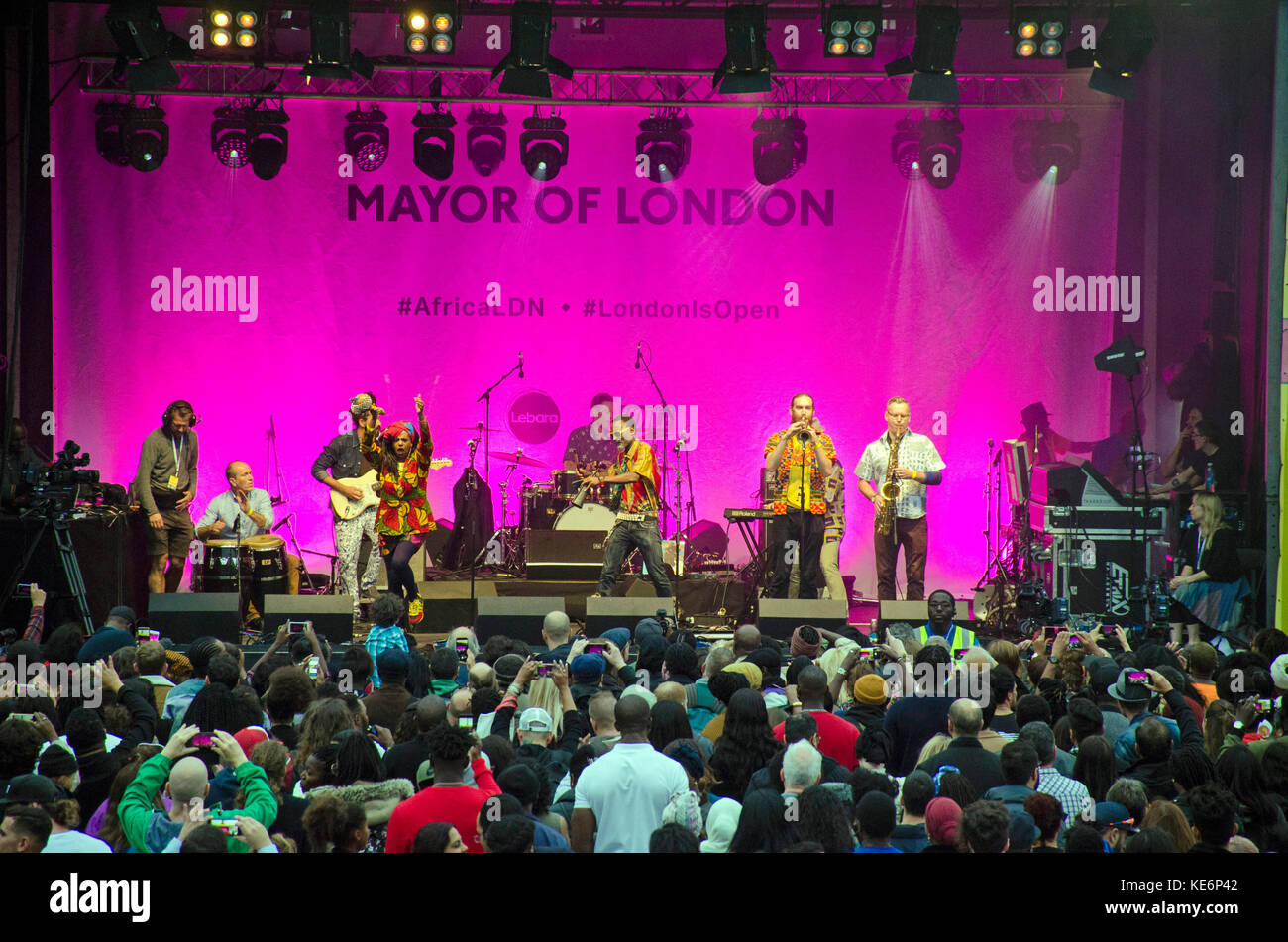 London Uk 14 10 2017 London On The Square 2017 Africa Day Stock