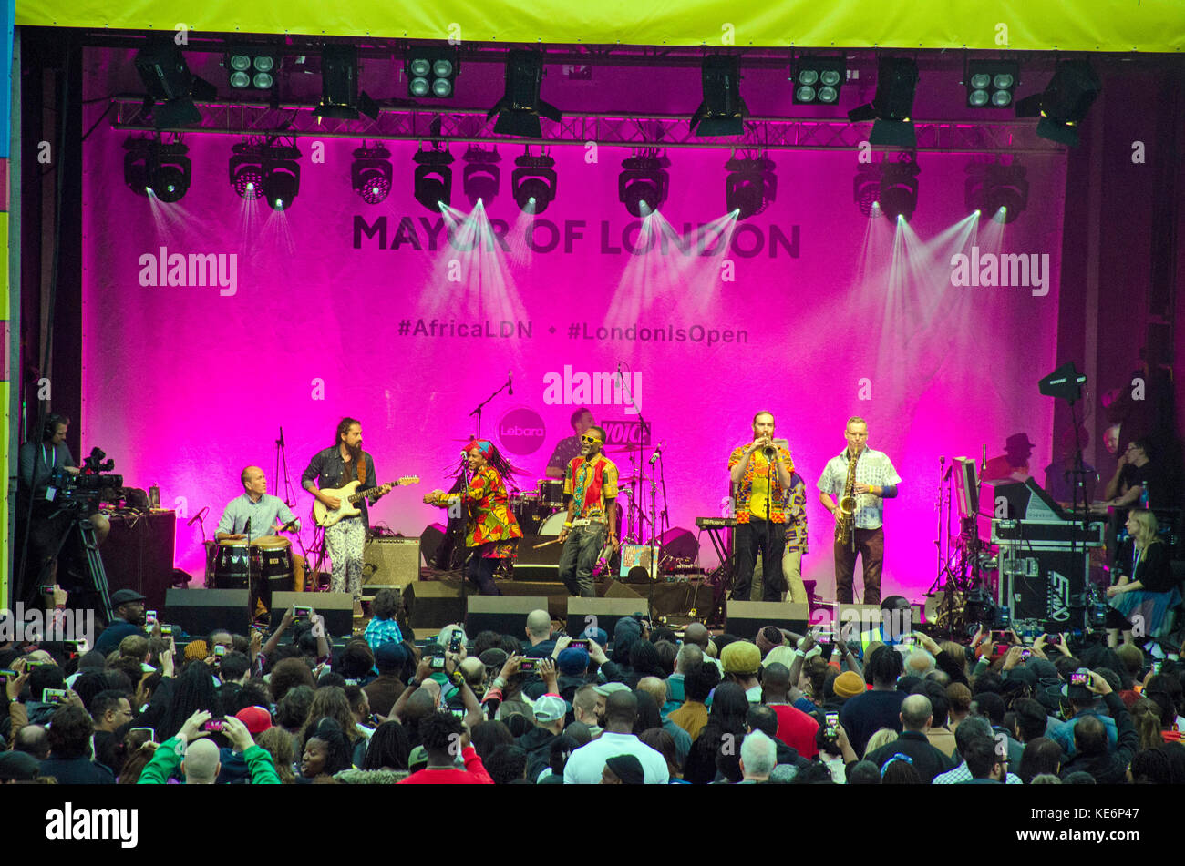 London Uk 14 10 2017 London On The Square 2017 Africa Day Stock