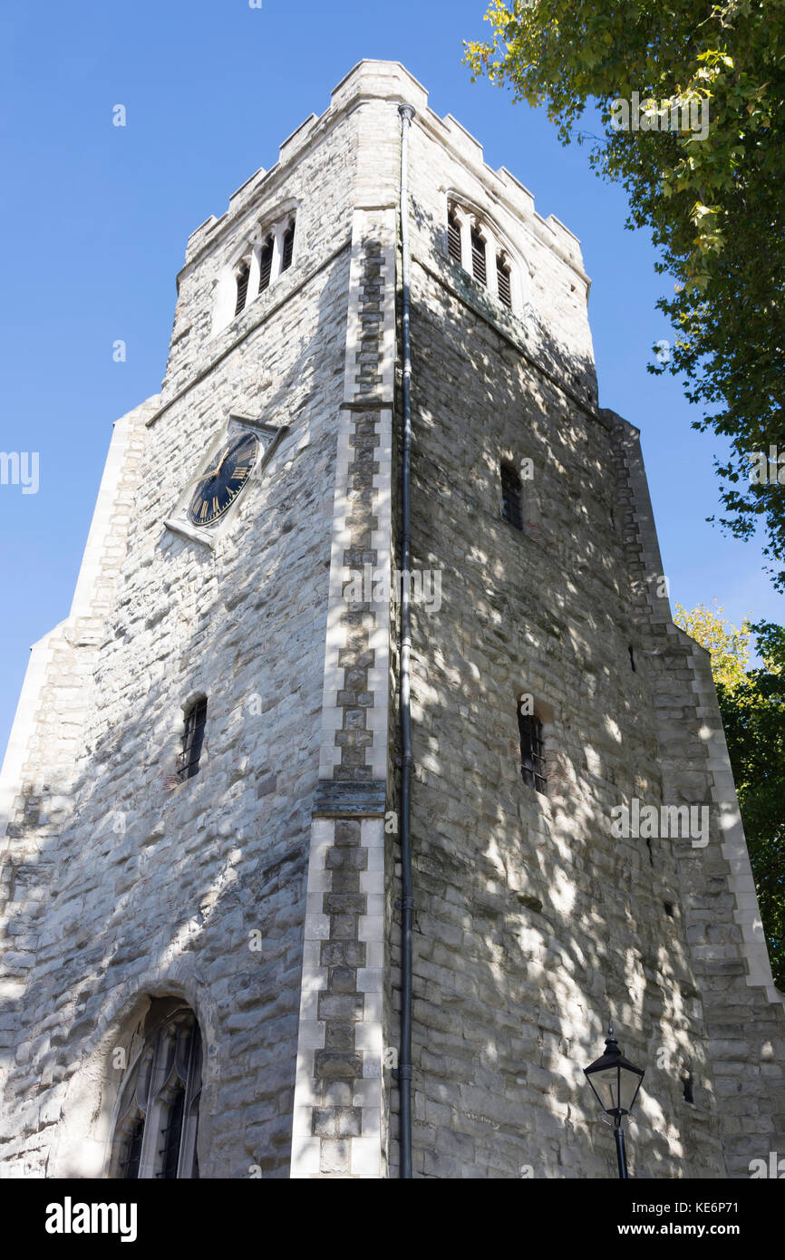 St Augustine's Tower Hackney, Mare Street, Hackney Central, London Borough of Hackney, Greater London, England, United Kingdom Stock Photo