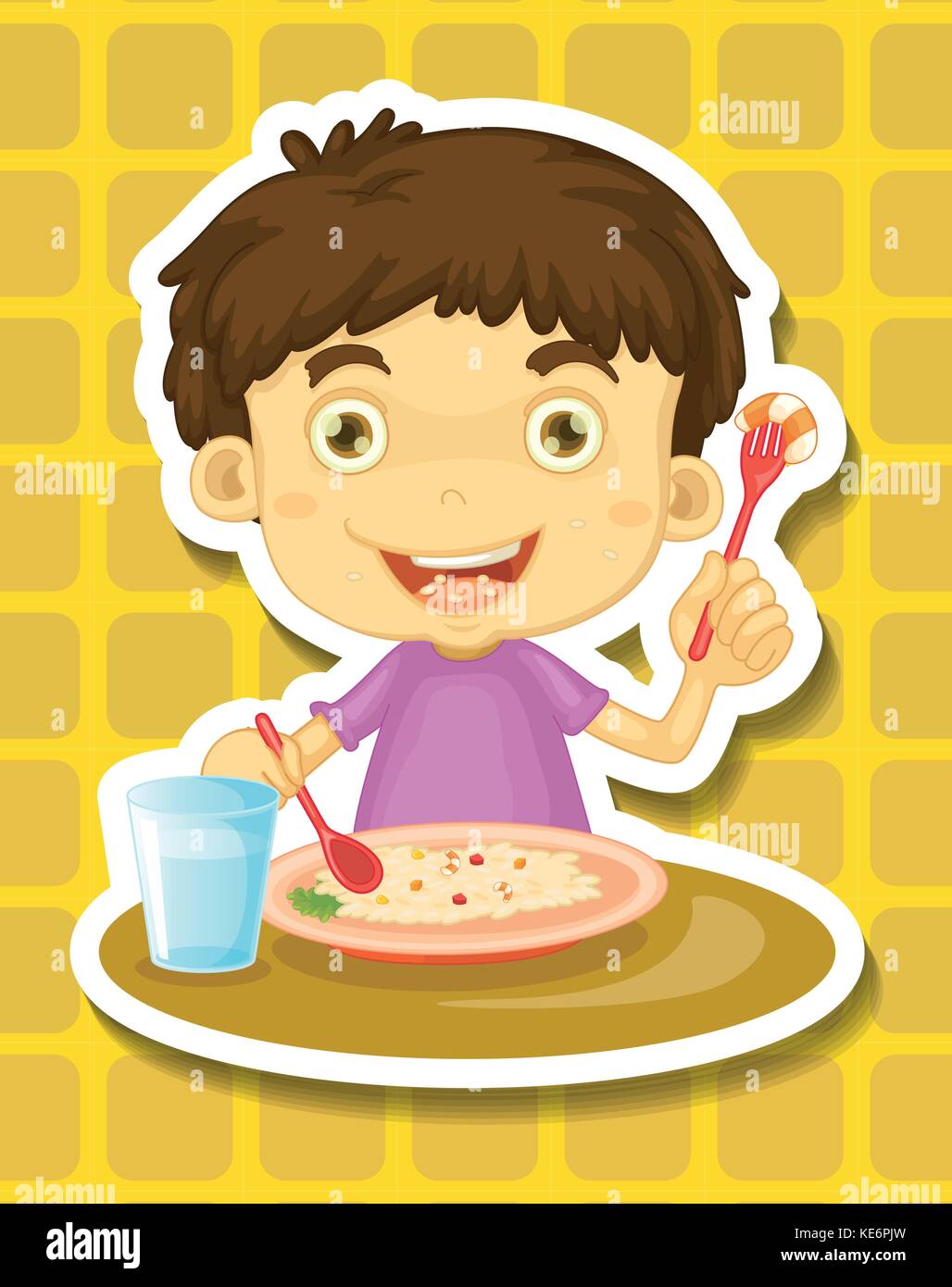 Close Up Single Plate Dinner Stock Vector Images Alamy cheesy-vegetable-rice-casserole-recipe-sweet-cs-designs