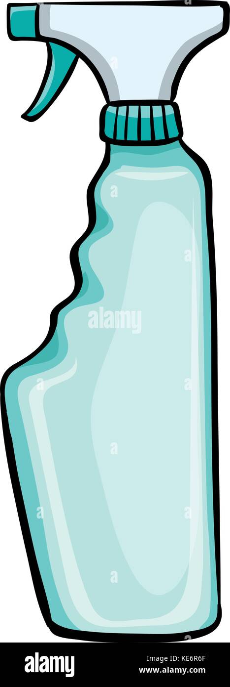Close up green spray bottle Stock Vector Image & Art - Alamy