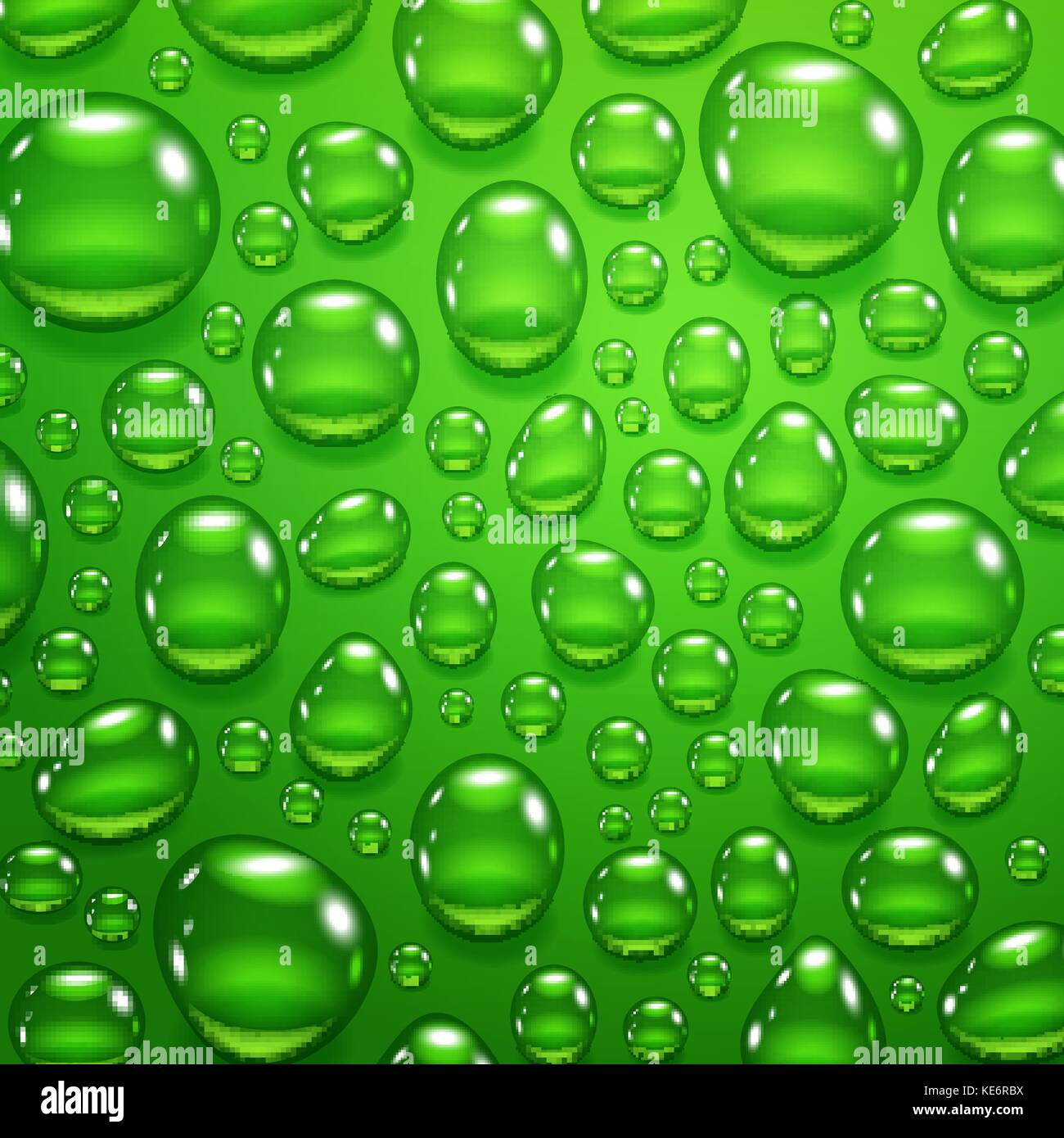 Seamless texture of Drops. Liquid clear droplet. Dew on glass