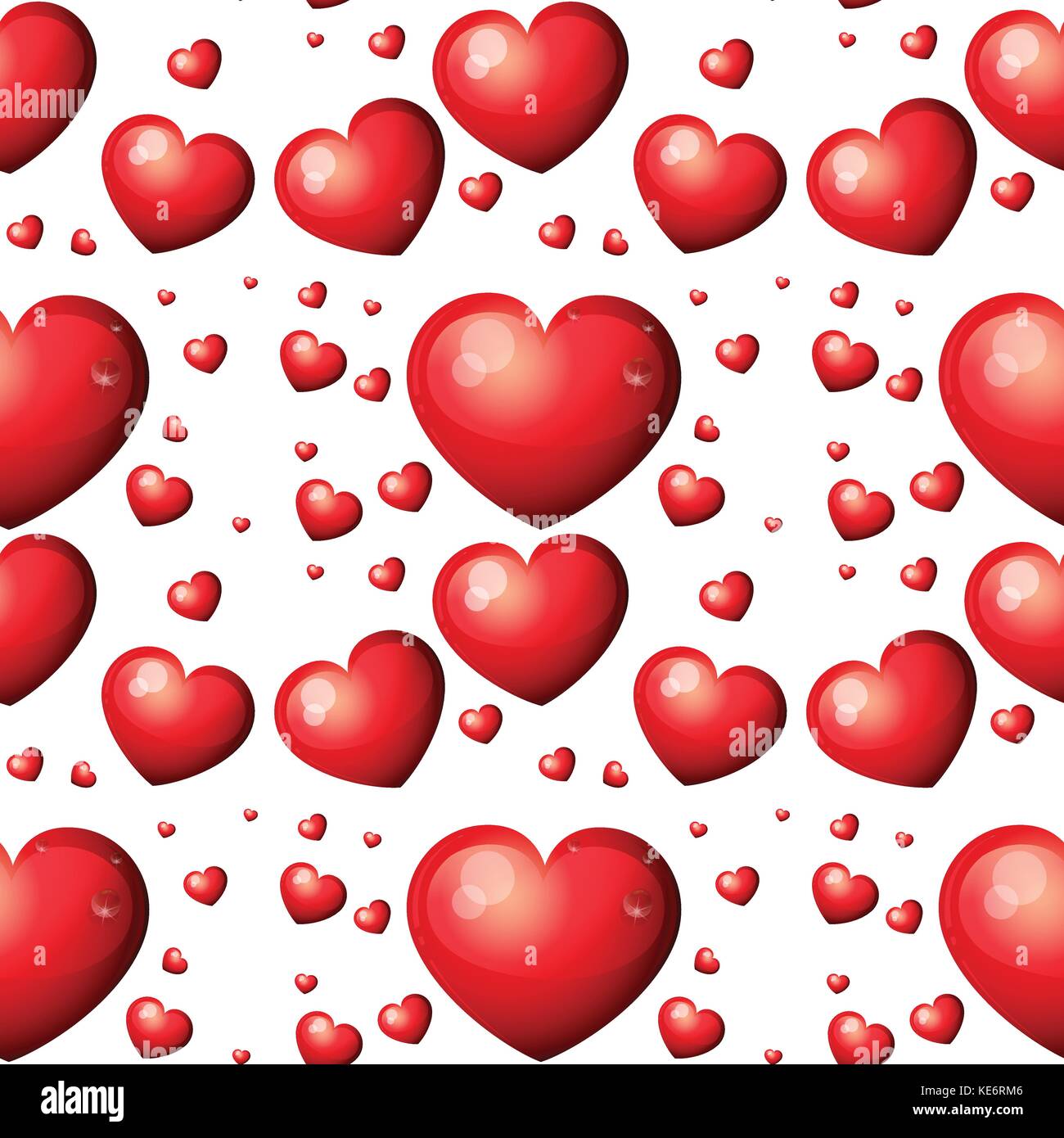 Illustration of a seamless heart Stock Vector Image & Art - Alamy