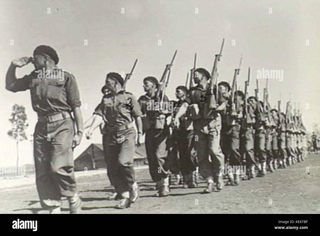 2 6th cavalry commando qld on parade Stock Photo Alamy