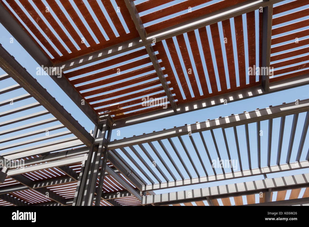 Abstract architectural design with grids Stock Photo - Alamy