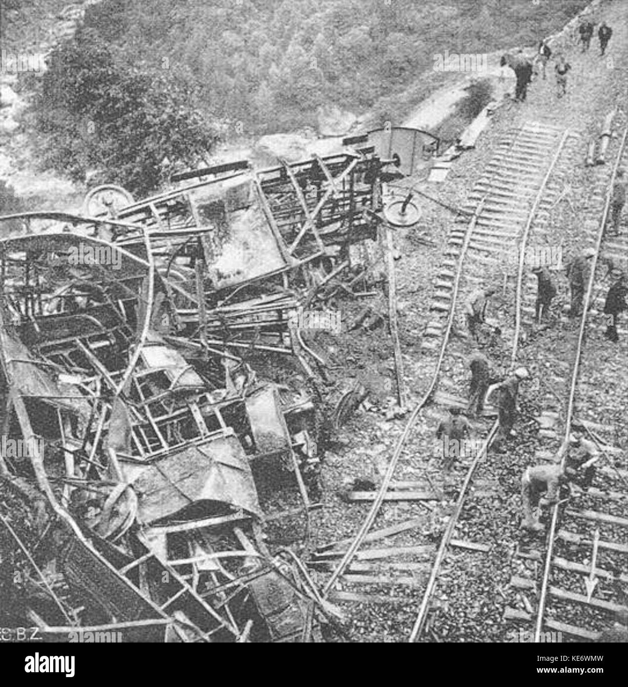 Eisenbahnunfall Stock Photos & Eisenbahnunfall Stock Images Alamy