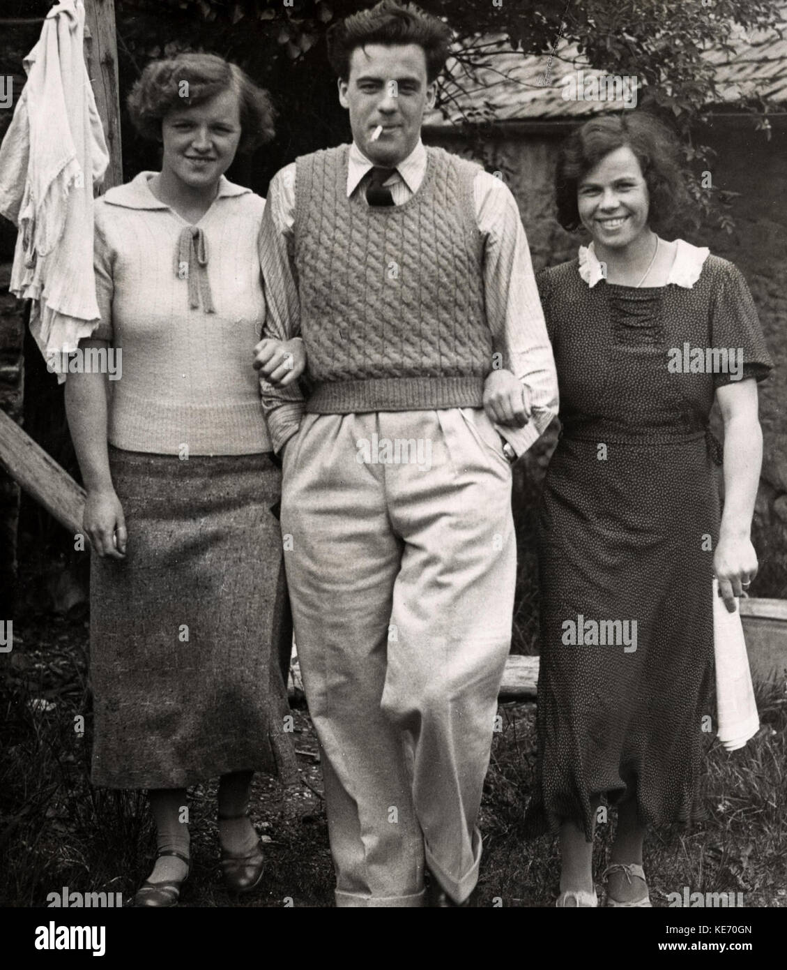 Mary Edith Louise Weston with friends 1936 Stock Photo Alamy