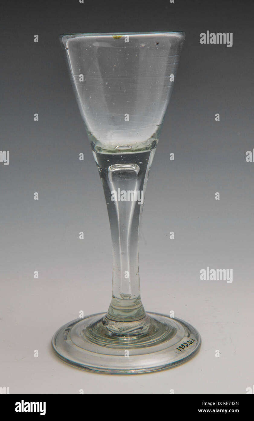 Tall Stem Cordial Glass Stock Photo Alamy