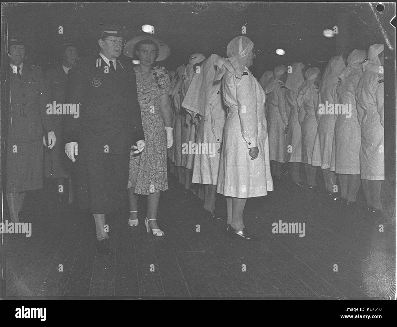 30088 St Johns Ambulance parade Town Hall Stock Photo