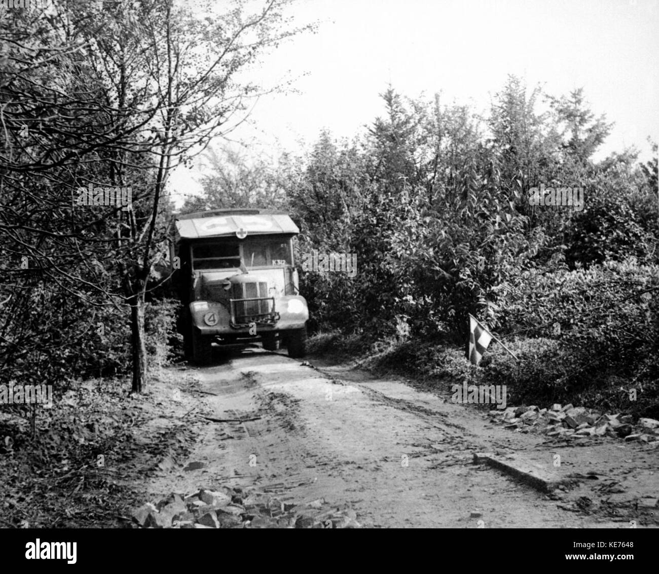 RAMC 801 22 34 Field ambulance Wellcome L0031174 Stock Photo