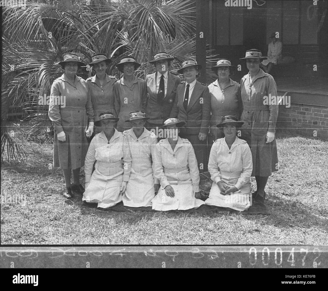 13714 11 St John Ambulance women Stock Photo