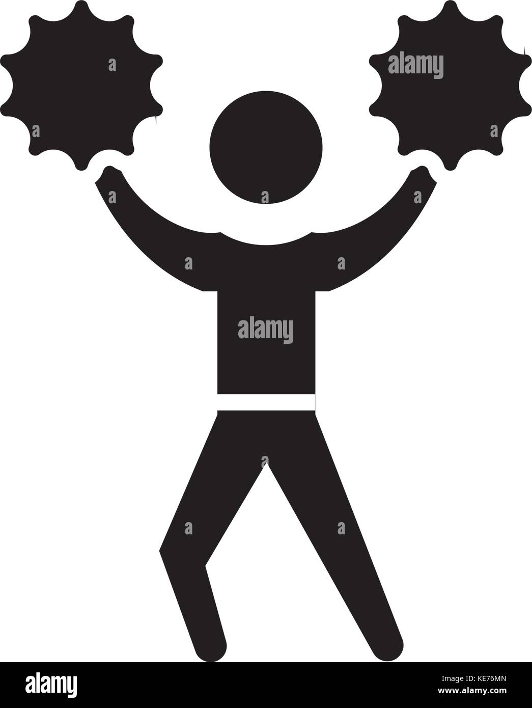 support group icon, vector illustration, black sign on isolated ...