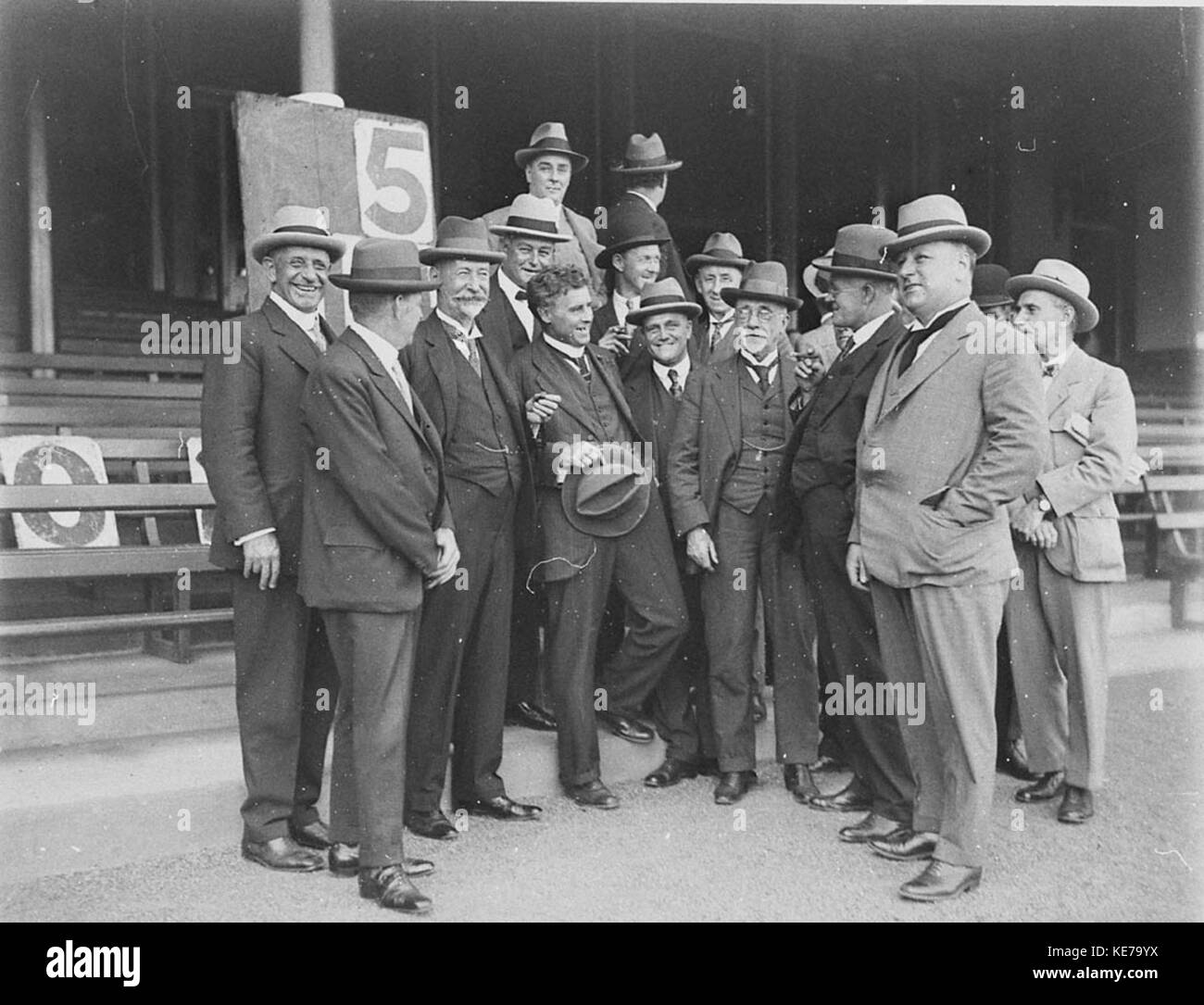 9363 Group of men at Sydney Cricket Ground Stock Photo - Alamy