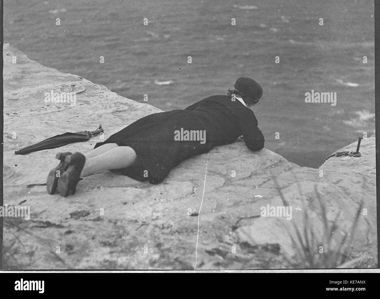 19627 Launch wreck North Head Stock Photo - Alamy