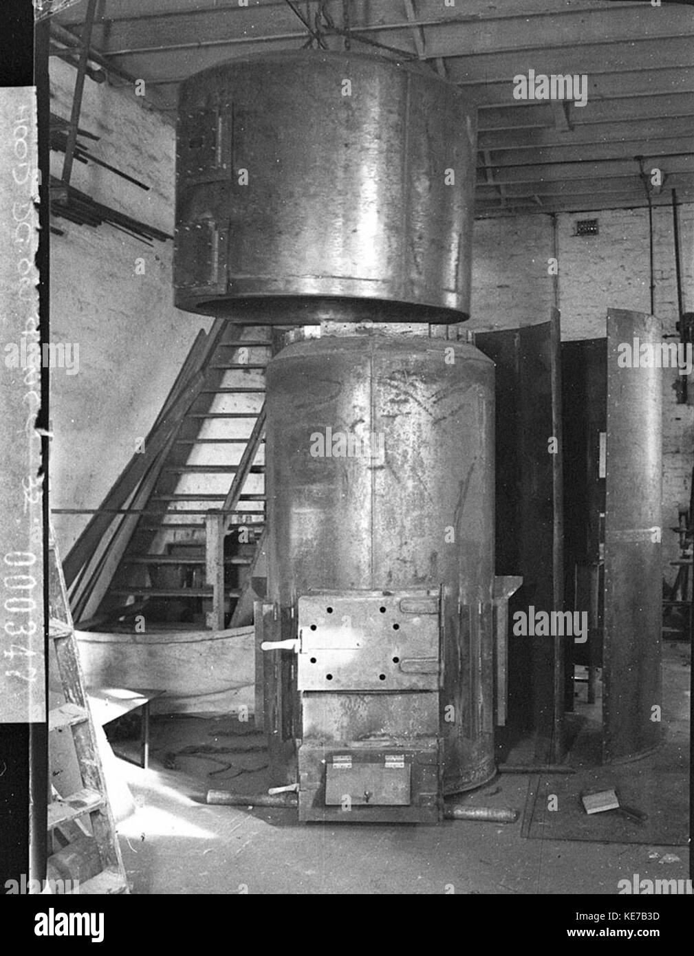 13628 Metal hoppers Stock Photo Alamy