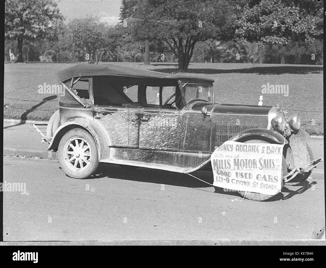 20702 Mills Motor Sales Crown Street taken for Telegraph classified ads Stock Photo Alamy