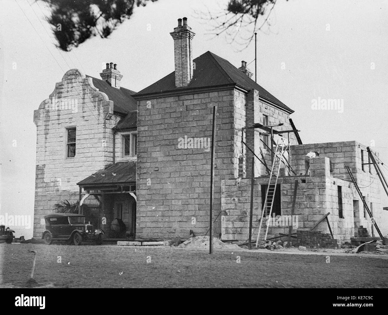 Heritage building restoration Black and White Stock Photos & Images - Alamy