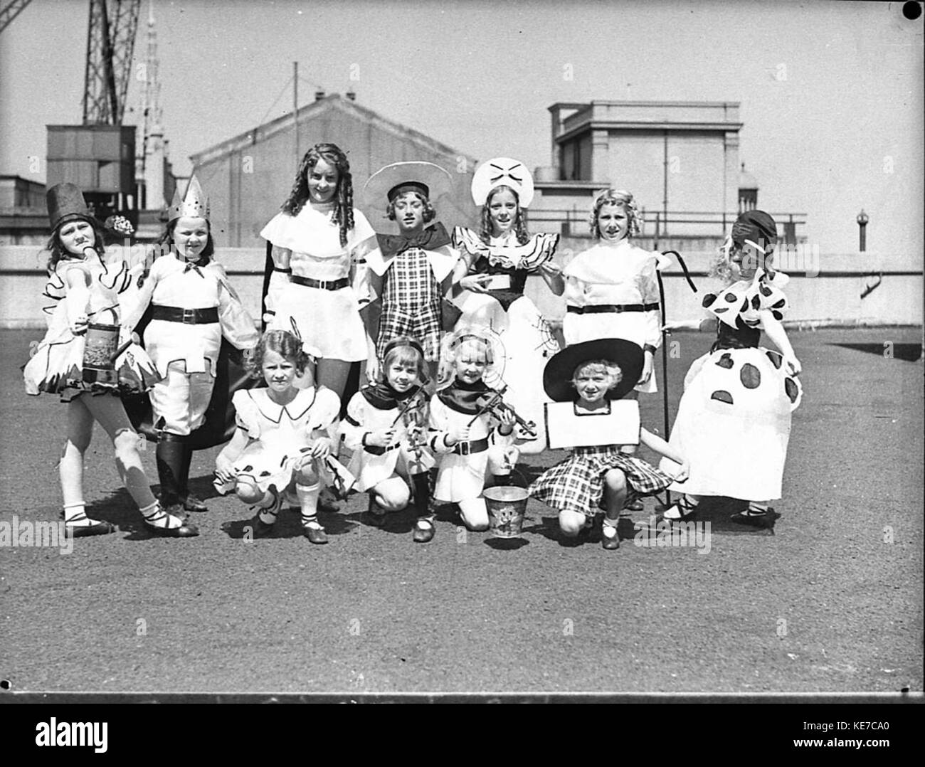 Vintage girls dress Black and White Stock Photos & Images - Alamy
